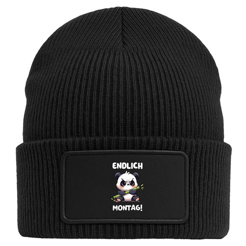 Beanie mit patch - mit, endlich