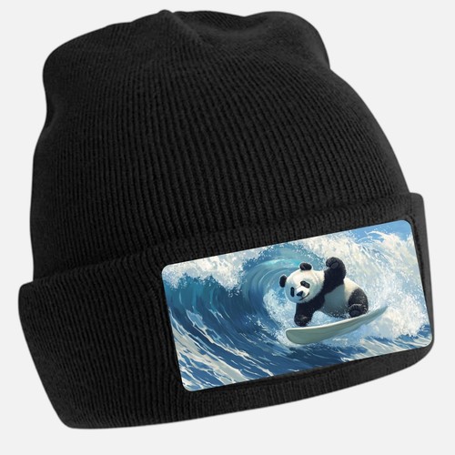 Schwarze beanie mütze mit - schwarze,