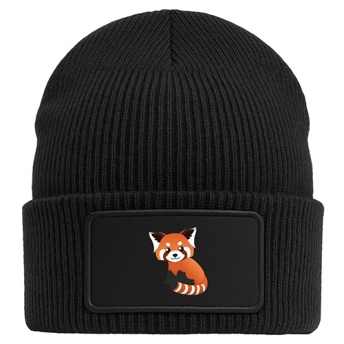 Beanie mit patch - patch, roter
