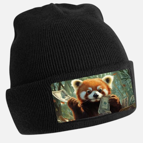 Schwarze beanie mütze mit - schwarze,