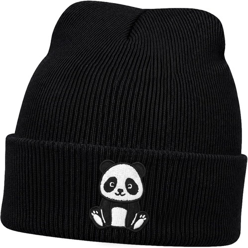 Panda mütze beanie - panda, damen
