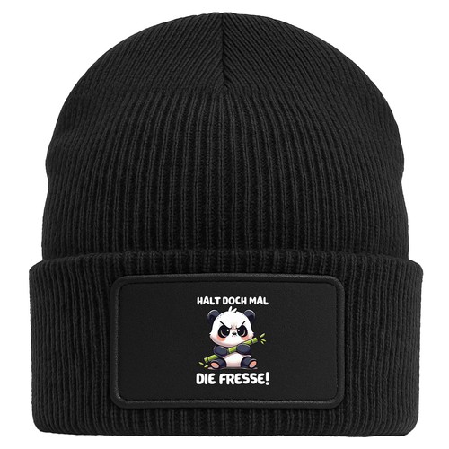 Beanie mit patch halt - beanie, die