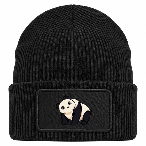 Beanie mit patch panda - patch, comic