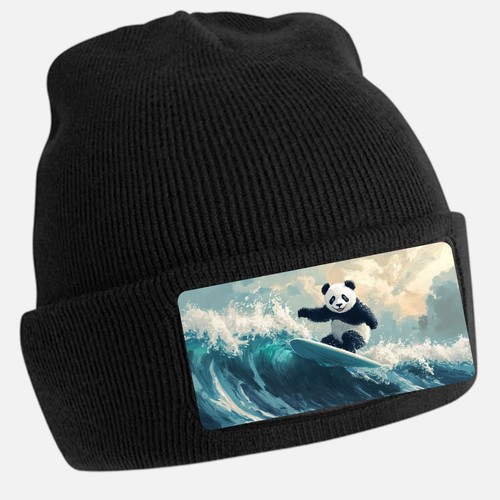 Schwarze beanie mütze mit - schwarze,
