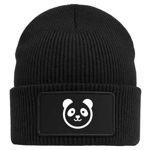 Beanie panda kopf - panda, silhouette