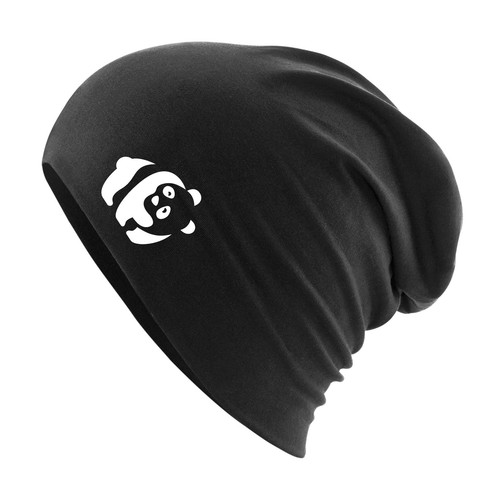 Beanie panda silhouette - beanie,